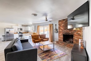 Gorgeous Living Room and TV viewing area.