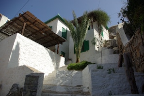 Bottom up view of the house