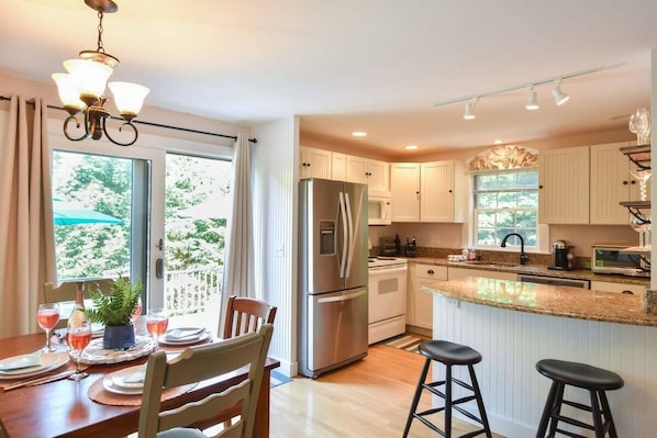 Kitchen and dining space