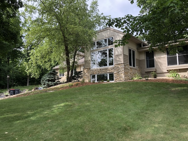 Front of the house from the garden 