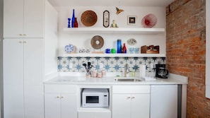 Fully stocked kitchen