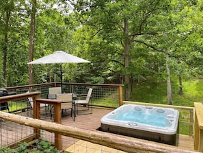 Enjoy the fresh Northwest Arkansas air in our outdoor living space!