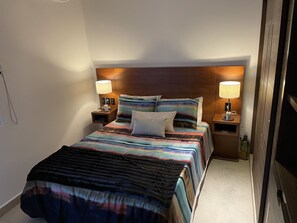 Guest bedroom with private bath. 