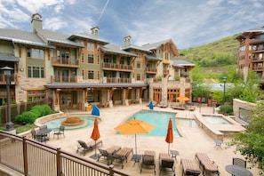 Year round heated pool, enjoy summer as well as winter