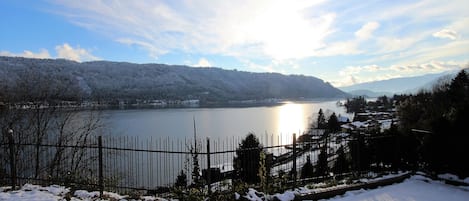 Aussicht vom Ferienhaus [Winter]