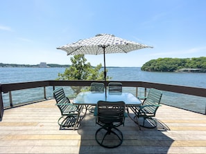 View from the lakeside deck