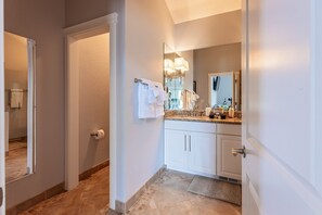 Master Bathroom- Double sinks, Walk-in shower. 