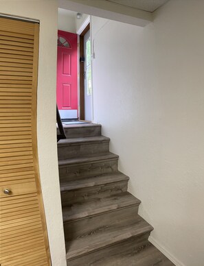 Stairs down into Unit 2
