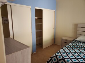 Plenty of closet space for your long term stay