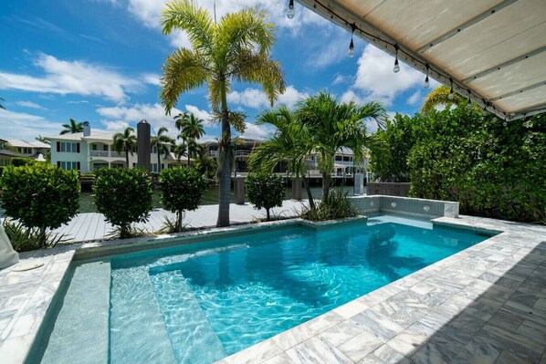 "Beach vibes, without the sand." This pool has all the fun of the beach, but without the sand between your toes. It's the perfect place to enjoy the water without getting messy.