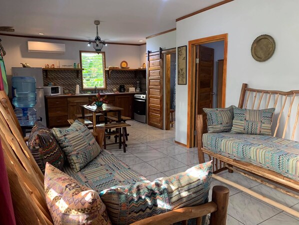Brand new build with all the comforts, a private place to relax