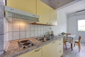 Kitchen and dining area