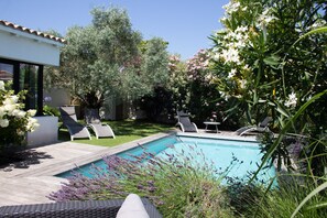 Luxury villa rental Rivedoux - Villa Hollyhocks