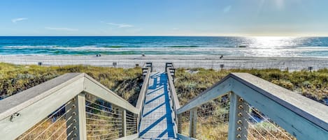 Stay Just Steps from the Community Private Beach Access!