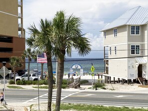 View from the balcony, just a few steps to the beach access! No elevators!