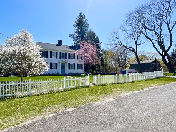 Main house, and then the carriage house in the background.