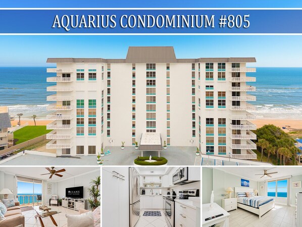 Oceanfront 2/2 Condo at Aquarius