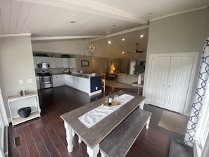 Farm table in great room.