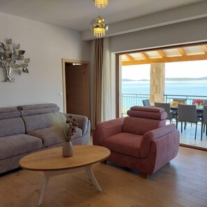 Living area. living area with sea view