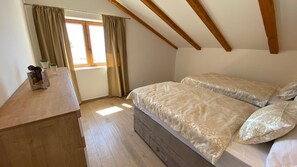 Sleeping area. bedroom on the first floor