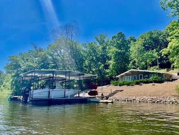 View of house and dock