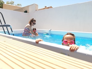 Mini piscine extérieur privative de 2x4 Système de nage statique et jet venturi 