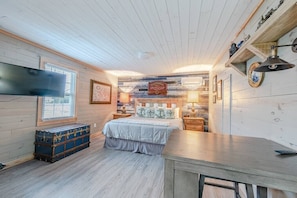 Cape Fear designed room. Very eclectic and cozy