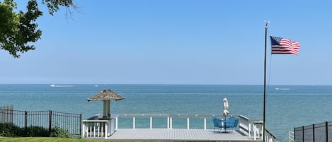 View of Lake Erie from house