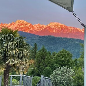 Blick von der Unterkunft