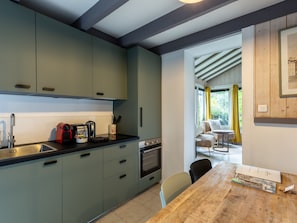 Kitchen equipped and dining area