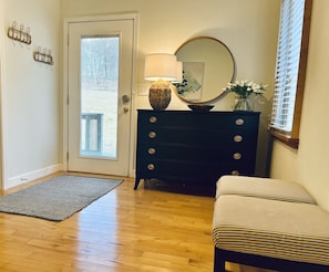 Spacious and inviting entryway