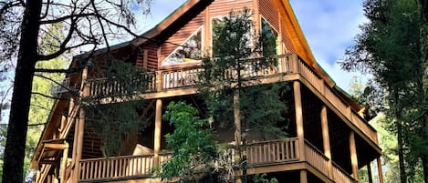 Mystic Mountain Lodge -- forested, very private, resting at 9,000+ feet altitude