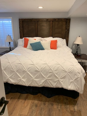 Quiet and comfortable master bedroom!