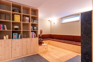 Sittområde i lobbyn