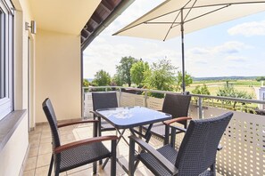 sunny balcony with a fantastic view