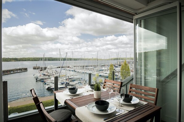 sunny balcony with a fantastic view