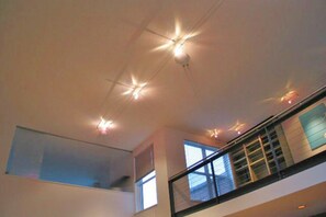 Fantastic modern lighting plus amazing natural light.