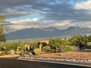 View to the left from the front driveway