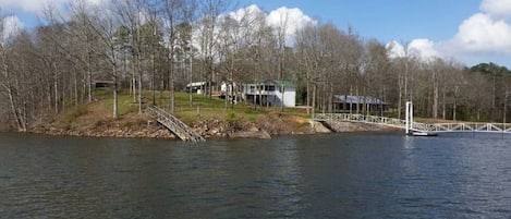 View of Whitehouse from across the lake