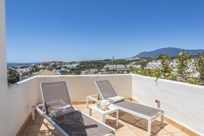 Sunloungers for sunbathing