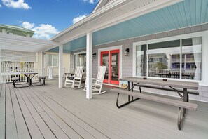 Large Upper Porch for Relaxing