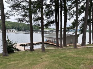 Dock and boat house - Twin slips/lift access available - Inquire for details