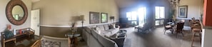 Pano picture of living area