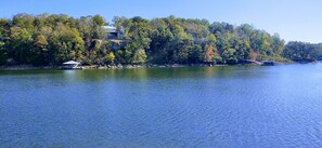 View from top floor of dock