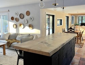 Island with Seating in Pet Friendly Private Home