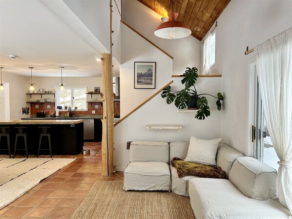 Cozy Sitting Area of Waterville Valley Property