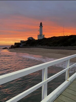 Lonnie lighthouse at sunset
