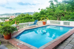 Pool - with spectacular sea and mountain views
