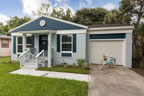 front of the cottage