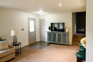 Front entrance into living room 